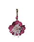 MiuMiu Flower Key Chain, front view